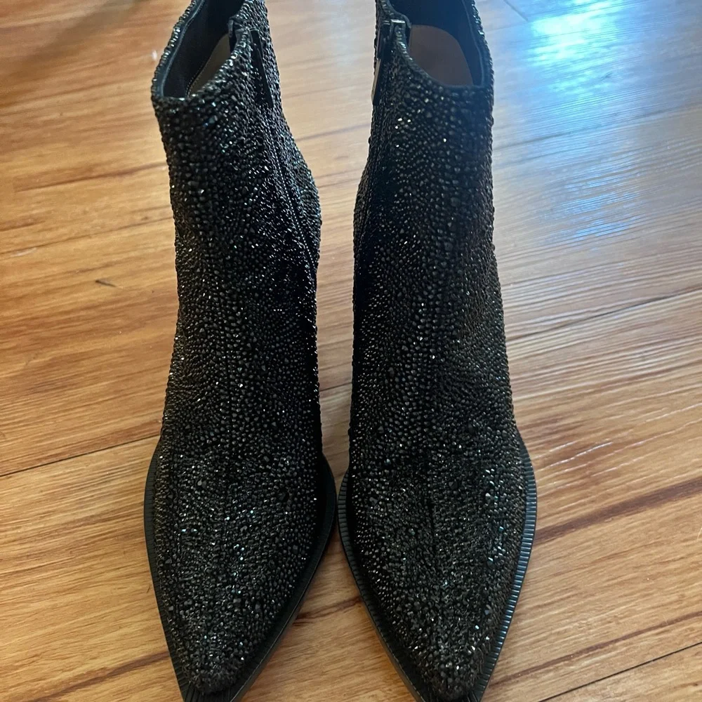 Brand new Christian Louboutin sparkle cowboy boots S37 - Picture 8 of 9